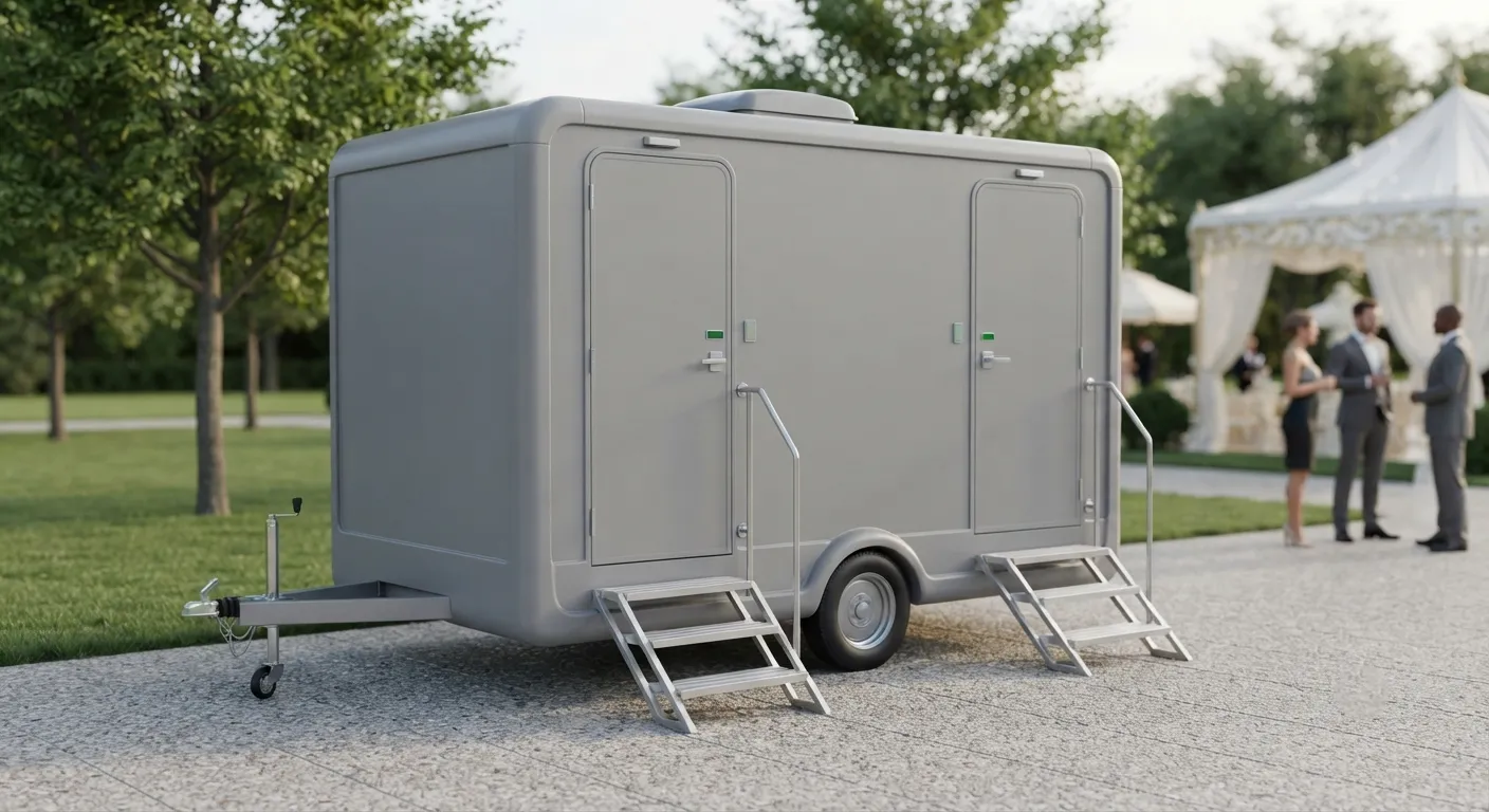 2 Stall Restroom Trailer in Tamiami, FL