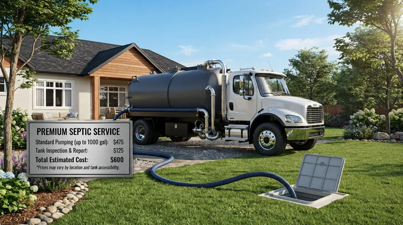 Septic Tank Pumping Cost in Tamiami, FL